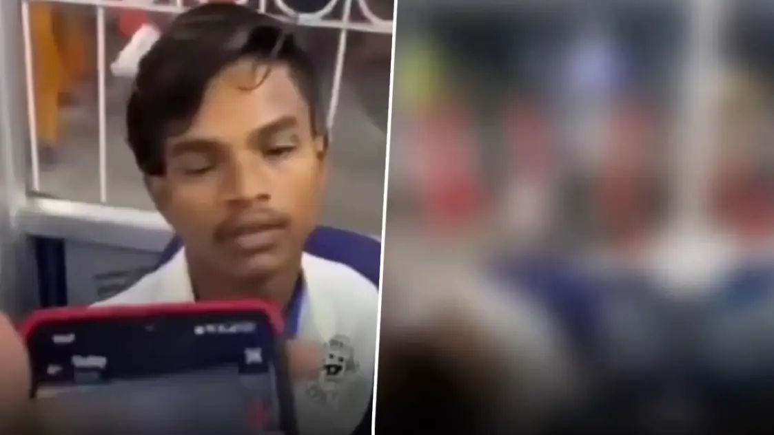 இப்ப எதுக்கு நீ வீடியோ எடுத்திருக்க… மசாஜ் சேரில் அமர்ந்து கொண்டிருந்த பெண்… மறைமுகமாக நின்று வீடியோ எடுத்த ஆபரேட்டர்… அடுத்து நடந்த அதிர்ச்சி.. வைரலாகும் வீடியோ…!!!