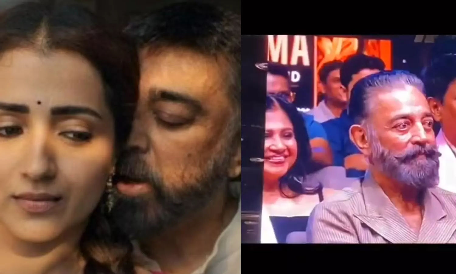 “எப்படி சார் எப்பவுமே இவ்வளவு அழகா இருக்கீங்க”… நடிகை திரிஷாவின் கேள்விக்கு கமல்ஹாசன் அளித்த ரியாக்ஷன்… வைரலாகும் வீடியோ…!!!!