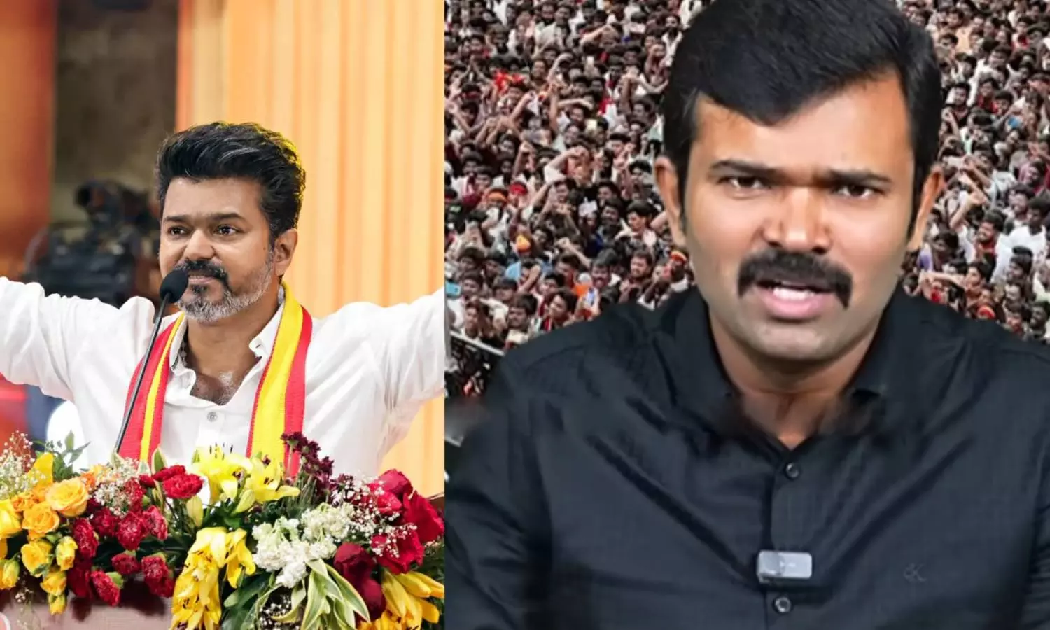 காவல்துறை விதிமுறையை ம*ரா கூட மதிக்கல…. “விஜய் தான் முதல் குற்றவாளி” சாட்டை துரைமுருகன் காட்டம்…!!