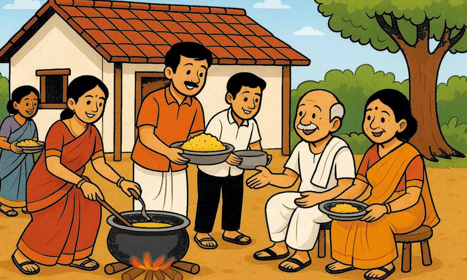 “இது எங்க சங்கம்”… பெற்றோருக்கு வயதானதும் சொத்தை எழுதி வாங்கிவிட்டு வெளியே அனுப்பும் பிள்ளைகள்… வீட்டின் முன்பு சமைத்து உண்ணும் தாத்தாக்கள்… வினோத சம்பவம்..!!!