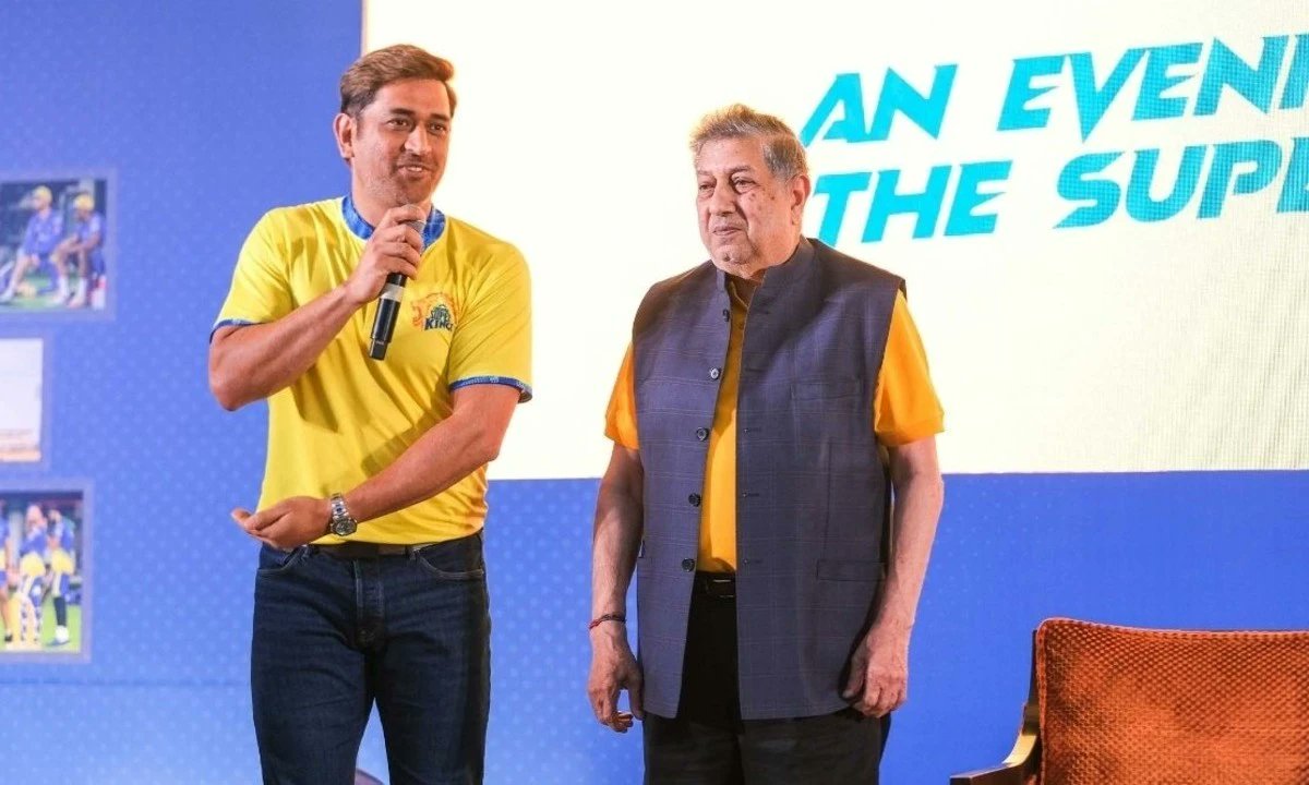 Breaking: சென்னை சூப்பர் கிங்ஸ் கிரிக்கெட் லிமிடெட்டின் தலைவராக முன்னாள் பிசிசிஐ தலைவர் என். சீனிவாசன் நியமனம்…!!!