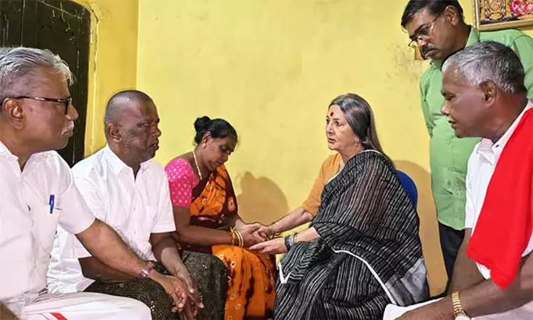 “நெல்லை கவின் ஆணவ படுகொலை இந்தியாவிற்கு அவமானம்”… இழப்பீடு மட்டும் தீர்வாகாது… பிருந்தா காரத் கடும் விமர்சனம்…!!