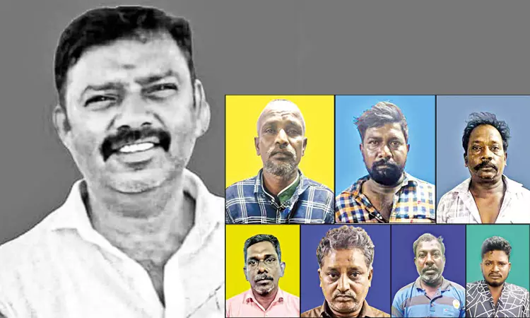 மதுரையில் பயங்கரம்..! “கூலிப்படையை ஏவி தொழிலதிபர் துடிக்க துடிக்க வெட்டி படுகொலை”.. 7 பேர் கைது… விசாரணையில் திடுக்கிடும் தகவல்…!!!!