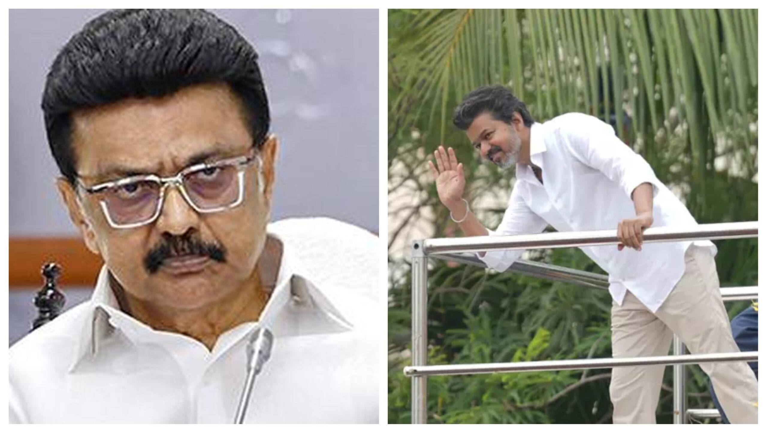 சிரிச்சுக்கிட்டே சொல்வாரே..! மனசாட்சியை தொட்டு சொல்லுங்க CM சார்..  உங்க குடும்பத்தின் முதலீடு வெளிநாட்டுக்கு செல்லுதா..? விஜய் பரபரப்பு கேள்வி..!!!