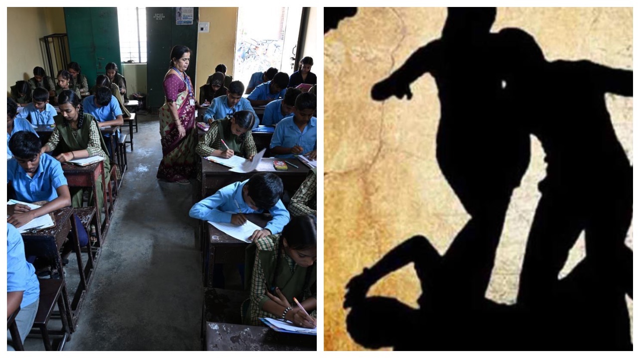 “எங்களுக்கு அது வேணும்?”….. பயிற்சி ஆசிரியர்கள் மீது கை வைத்த மாணவர்கள்…. பள்ளியில் பெரும் பரபரப்பு சம்பவம்….!!!!!