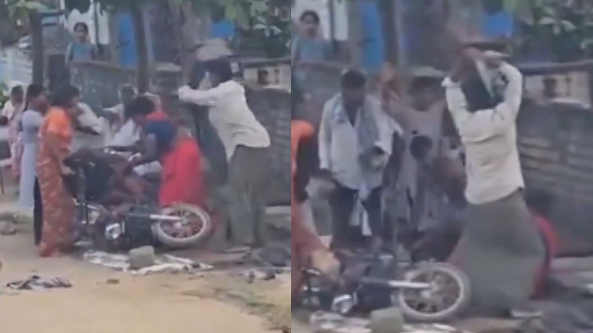 இறந்த தாயின் தங்க நகைகளுக்காக சகோதரர்களுக்கிடையே ஏற்பட்ட சண்டை… திடீரென வன்முறையாக வெடித்து… மாறி மாறி தாக்கி… வைரலாகும் அதிர்ச்சி வீடியோ…!!!