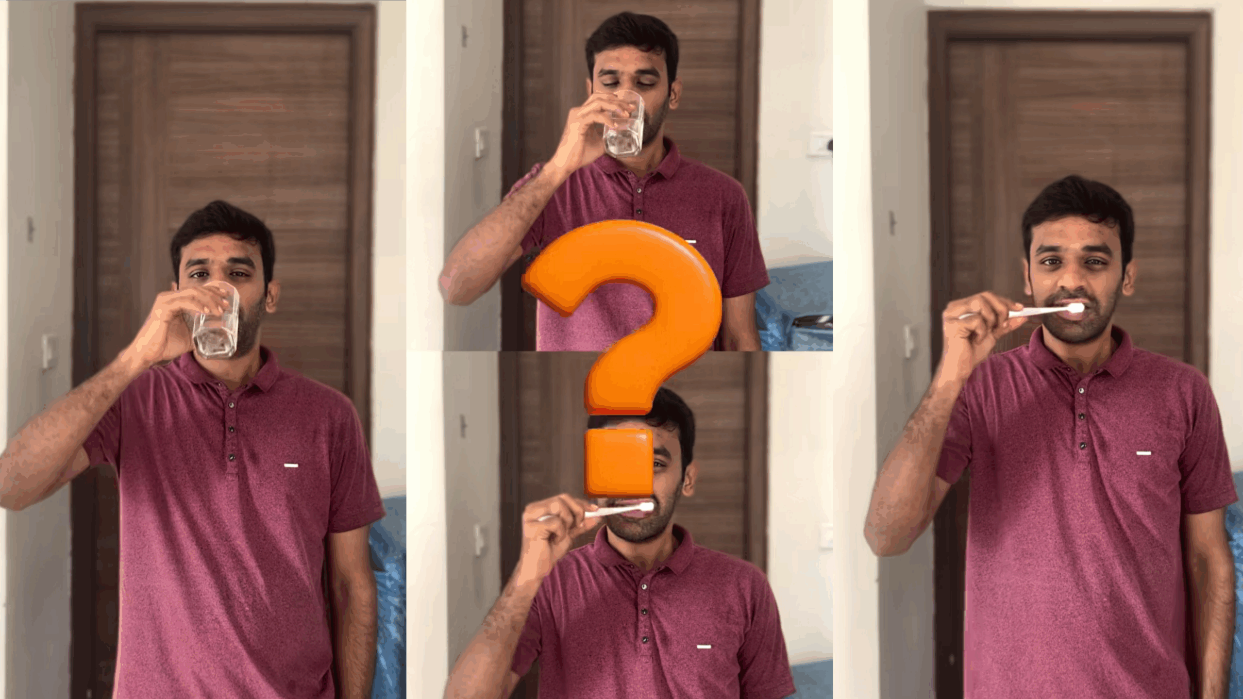 காலையில் தூங்கி எழுந்தவுடன் பல் துலக்கிட்டு தண்ணீர் குடிக்கலாமா இல்லையெனில் குடிச்சிட்டு பல் துலக்கலாமா..? இந்த டவுட்டு இருந்துச்சுன்னா உடனே இந்த வீடியோவை பாருங்க..!!