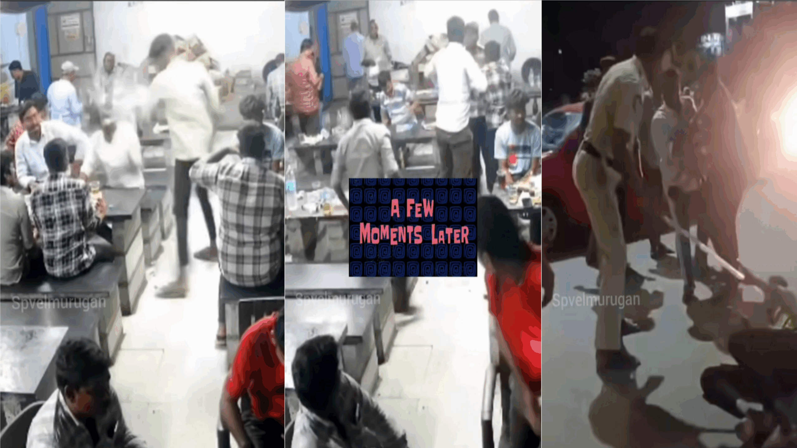 இது தேவையா..? “மது போதையில் சண்டை போட்ட வாலிபர்கள்”… நடு ரோட்டில் பாடம் புகட்டிய போலீஸ்… வைரலாகும் வீடியோ…!!!
