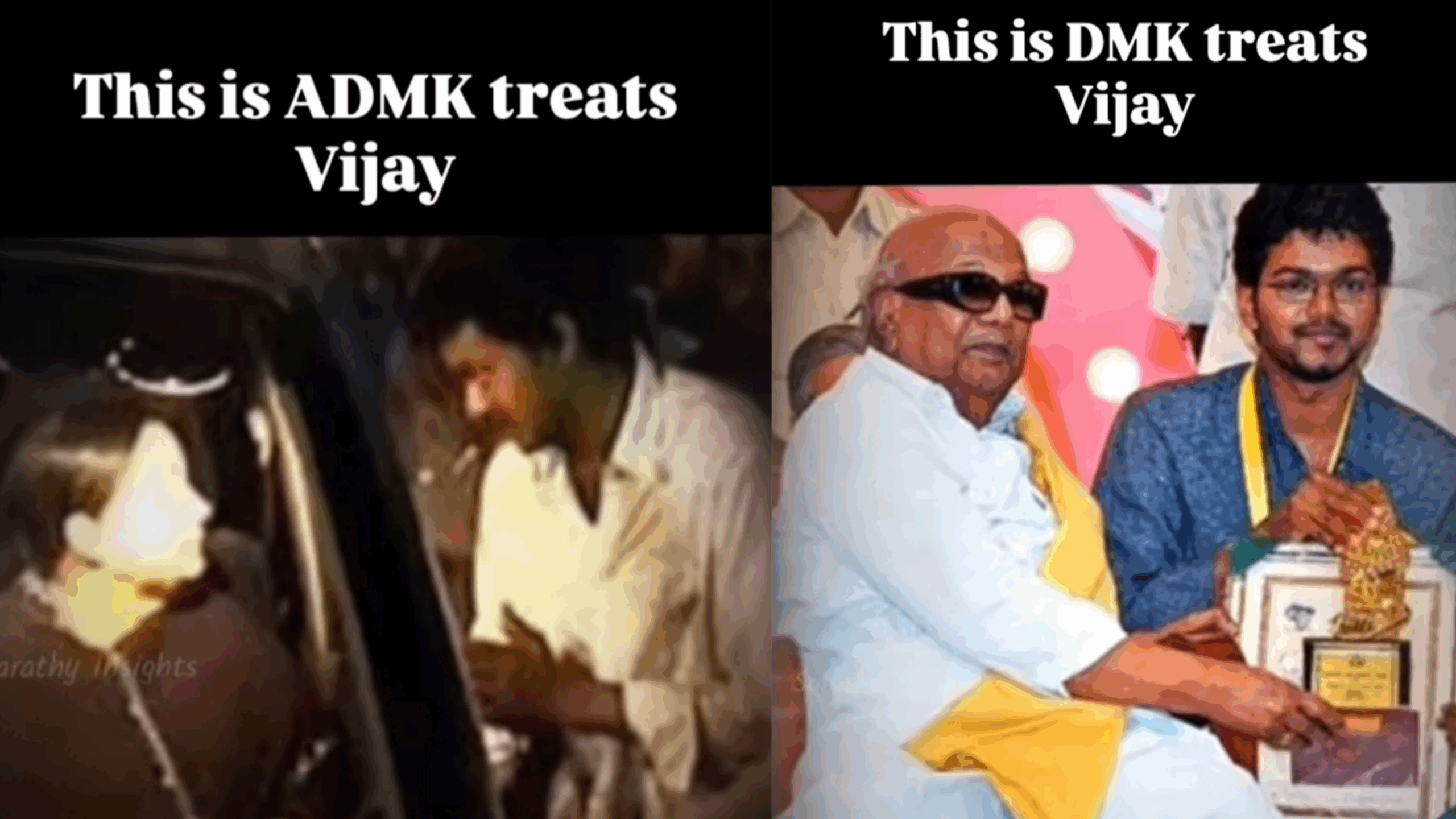 “இதுதானா விஜய்யை அதிமுகவும் திமுகவும் நடத்திய விதம்”… இதுல இருந்தே தெரியும் யார் மரியாதை கொடுத்திருக்காங்கன்னு… வைரலாகும் வீடியோ..!!!