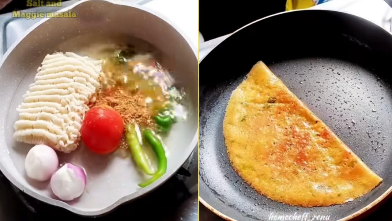 விதவிதமா தோசை பார்த்திருப்போம்..! “ஆனால் இப்படி ஒரு தோசையை கேள்வியே பட்டிருக்கே மாட்டோம்”… தலை சுத்த வைக்கும் வீடியோ… என்னன்னு கொஞ்சம் பாருங்க.!!