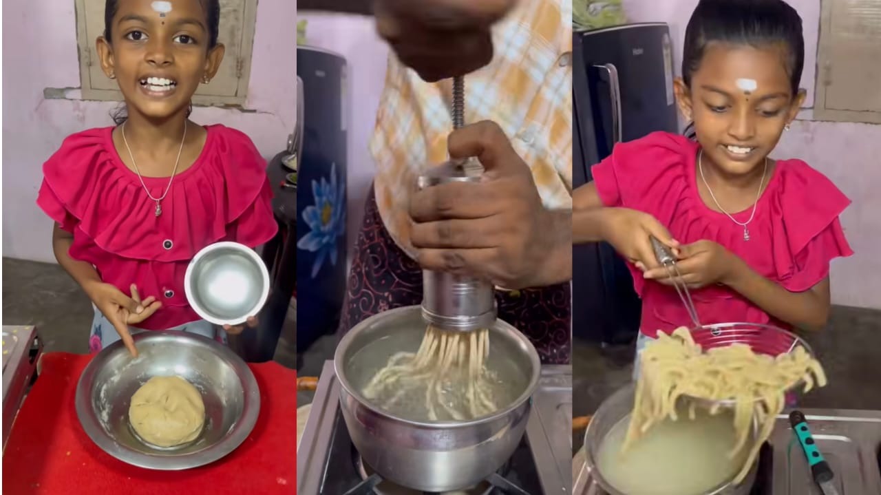 யாரு சொன்னது நூடுல்ஸ் உடம்புக்கு கேடுன்னு..! “இப்படி மட்டும் செஞ்சு பாருங்க”.. குழந்தைகளுக்கு கூட கொடுக்கலாம்… குட்டி பாப்பாவே சொல்லுது… வைரலாகும் வீடியோ..!!