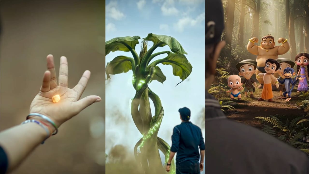 பல்லை தரையில் புதைத்து… சோட்டா பீம் உலகத்திற்கு சென்ற இளைஞர்… வைரலாகும் வீடியோ…!!