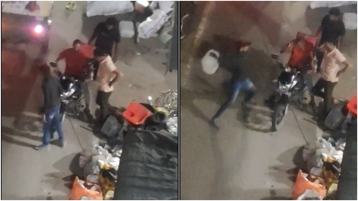 இதுக்கு போய் இப்படியா பண்ணுவீங்க?… உணவை தாமதமாக டெலிவரி செய்த zomato ஊழியர்… ஆத்திரத்தில் சரமாரியாக தாக்கிய வாடிக்கையாளர்கள்… வைரலாகும் அதிர்ச்சி வீடியோ…!!!