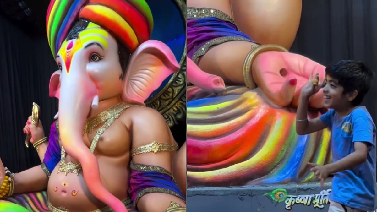 அடடே இங்க பாருங்க என்ன ஒரு அதிசயம்… எலிக்கு உணவு கொடுத்தால், விநாயகர் லட்டு கொடுக்காரு… வைரலாகும் ஆச்சரிய வீடியோ…!!!
