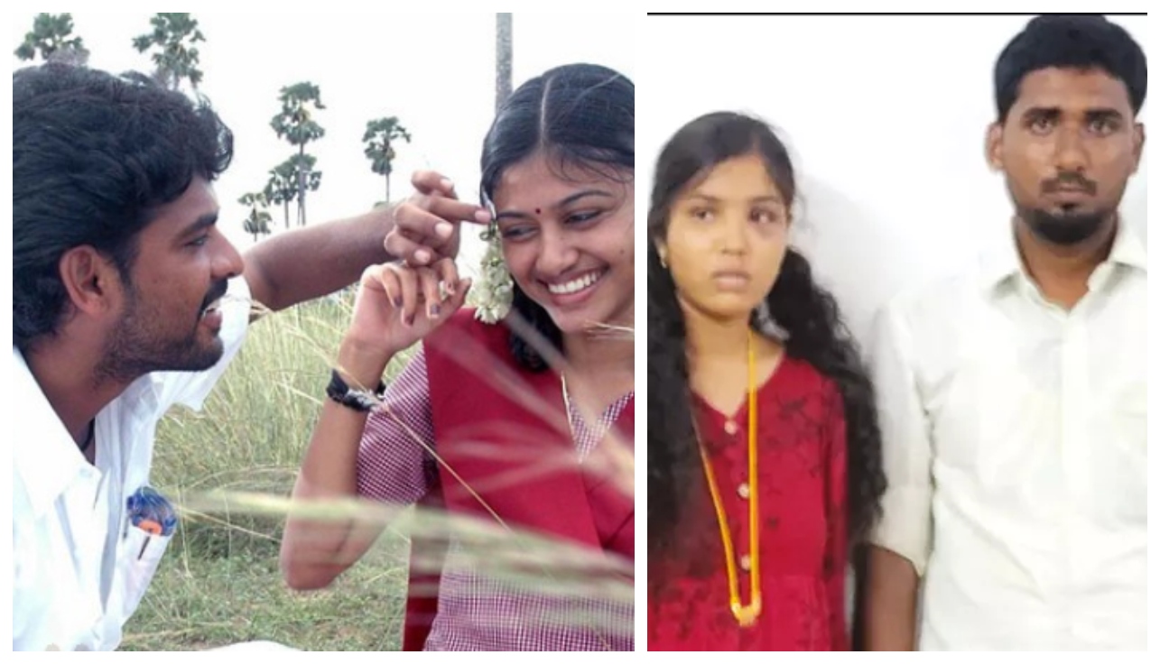 “சினிமாவை மிஞ்சிய காதல்”… களவாணி பட பாணியில் மாணவிக்கு காருக்குள் தாலி கட்டிய காதலன்… தந்தை கண்முன்னே திருமணம்… நடுரோட்டில் வெடித்த களபேரம்..!!