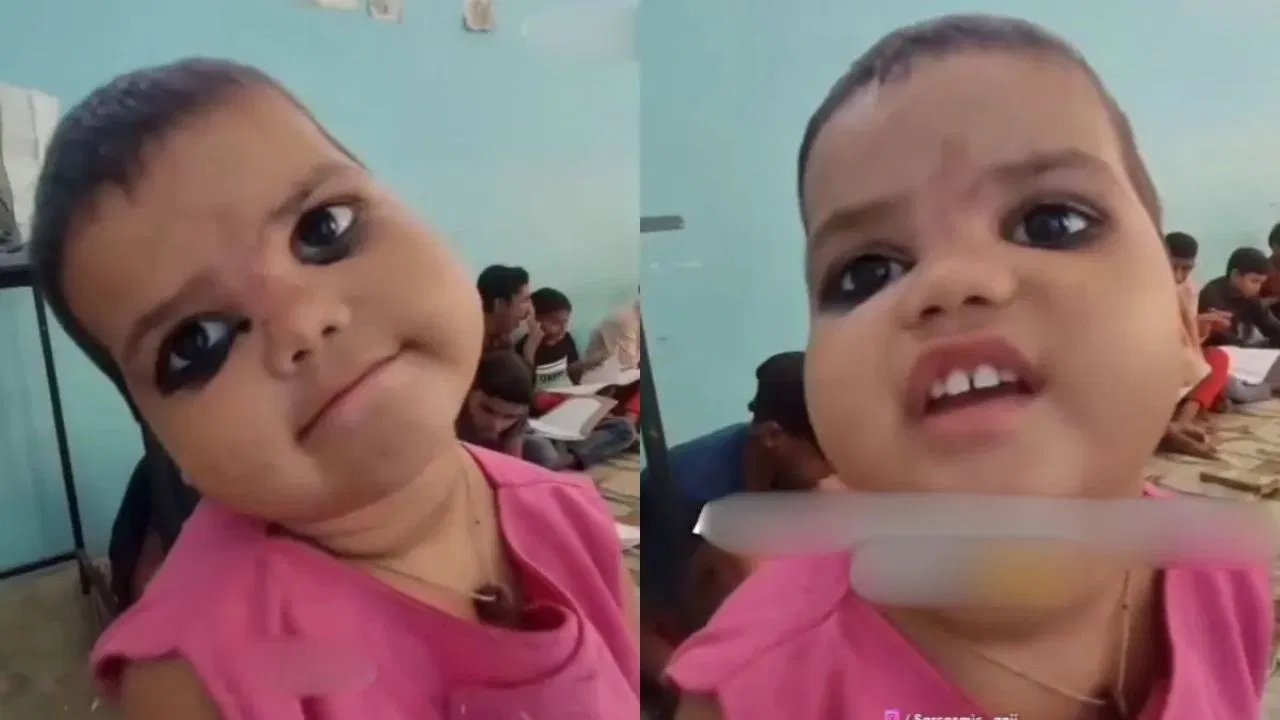 “நீ ஏன் செய்யல உன் வேலையை நீதான செய்யணும்?”…. வீட்டுப்பாடம் முடிக்காமல் சென்ற சிறுமி… ஆசிரியரின் கேள்விக்கு கொடுத்த அட்டகாசமான பதில்… வைரலாகும் க்யூட்டான வீடியோ..!!!