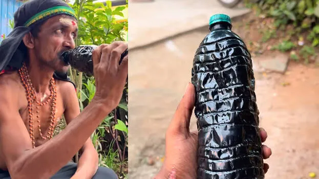வீடியோ: “30 வருஷங்களாக தினசரி 8 லிட்டர் இன்ஜின் ஆயிலை குடிக்கும் நபர்”… ஆனாலும் உடம்பில் எந்த பிரச்சனையும் இல்ல… ஆரோக்கியமா இருக்காரு… ஆச்சரிய செய்தி..!!!