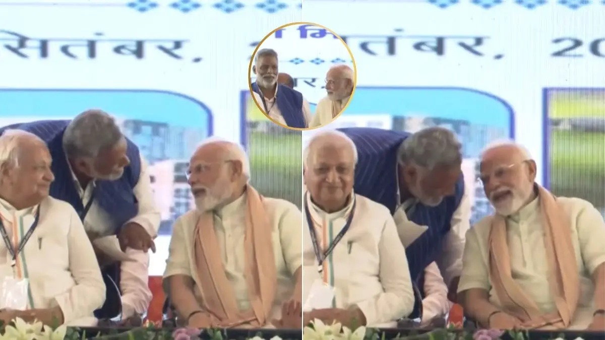 “மேடையில் பிரதமர் மோடியின் காதில் கிசுகிசுத்த பப்பு யாதவ்”… அப்படி என்னதான் சீக்ரெட் பேசுறாங்க… வெளியான பரபரப்பு தகவல்..!!!!