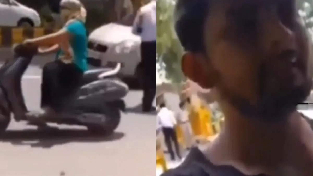 அபராதம்”ஹெல்மெட் போடல”… இளம்பெண்ணை விடுவித்த போல… ஆனால் வாலிபர்களை மட்டும் பிடித்து வைத்து… இது என்னப்பா நியாயம்..? இணையத்தில் விவாதத்தை தூண்டிய வீடியோ..!!!
