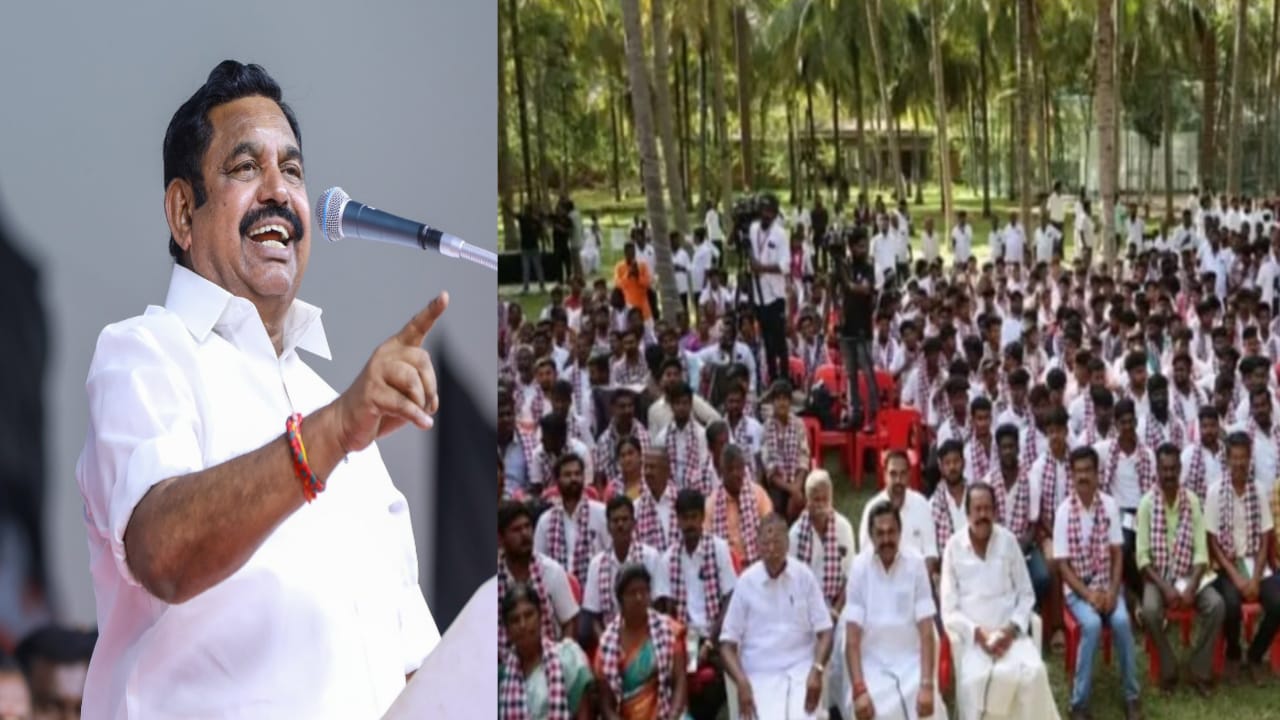 தொடரும் அதிரடி..! அடுத்தடுத்த புதிய சேர்க்கை..! “இபிஎஸ் முன்னிலையில் 100-க்கும் மேற்பட்டோர் கூண்டோடு  ஐக்கியம்”… சூடுபிடிக்கும் அரசியல் களம்..!!!