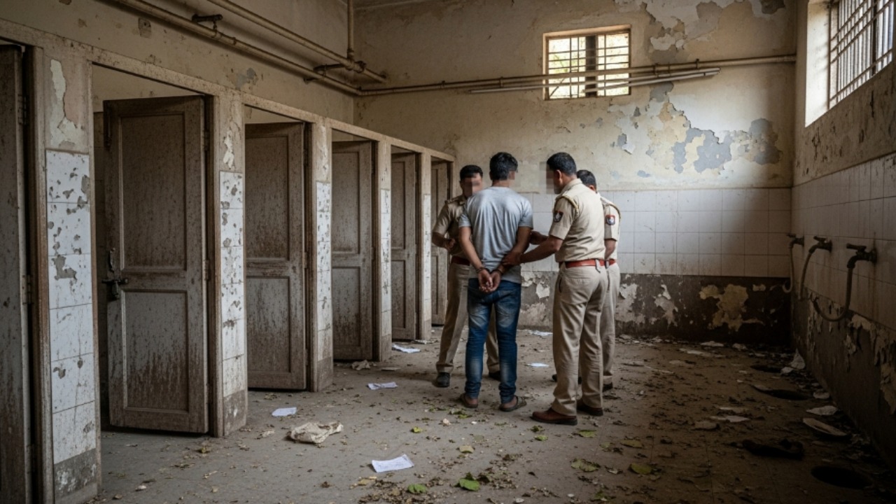 ‘TOILET’ சுத்தம் செய்யலன்னு… 8ஆம் வகுப்பு பசங்களை… அடித்து வெளுத்த HOSTEL MONITER…. ஆத்திரத்தில் பெற்றோர்….!!