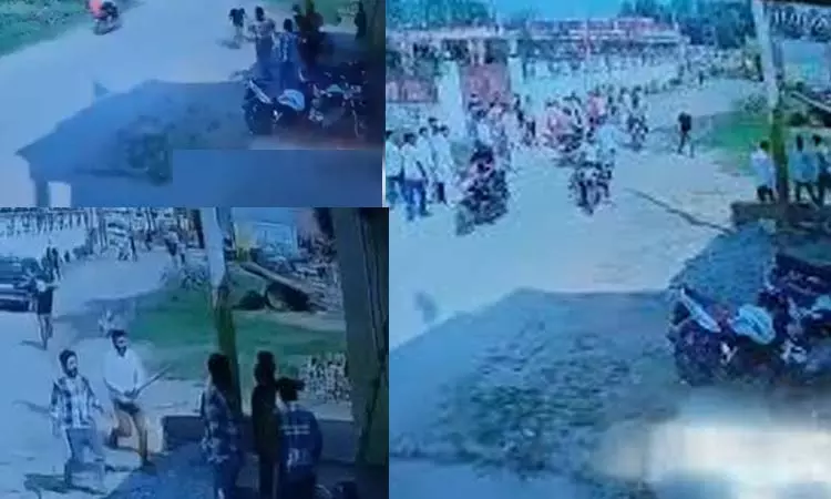 கலப்பு திருமணம் செய்த இளைஞர்… சுற்றி வளைத்த கும்பல்… கட்டையால் சரமாரியாக தாக்கி… அதிர்ச்சி சம்பவம்…!!!!