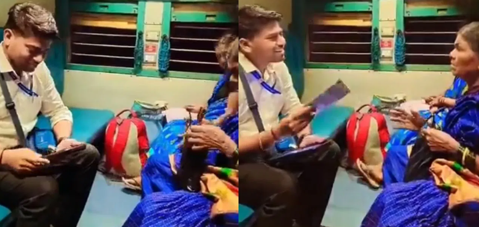 அய்யயோ இது டிக்கெட் இல்ல ஆதார்….  அப்பாவியாக முழித்த மூதாட்டி…. TTE எடுத்த முடிவு…. பாராட்டுக்களை குவிக்கும் நெட்டிசன்ஸ்….!!