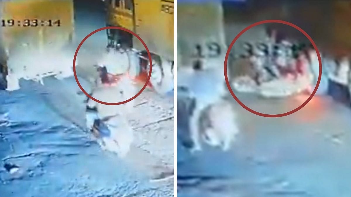 டயரில் சிக்கி நசுங்கிய பொறியாளர்…. போக்குவரத்து நெரிசலில் 30 நிமிசமா சிக்கி….  பரிதாபமாக  போன உயிர்….!!