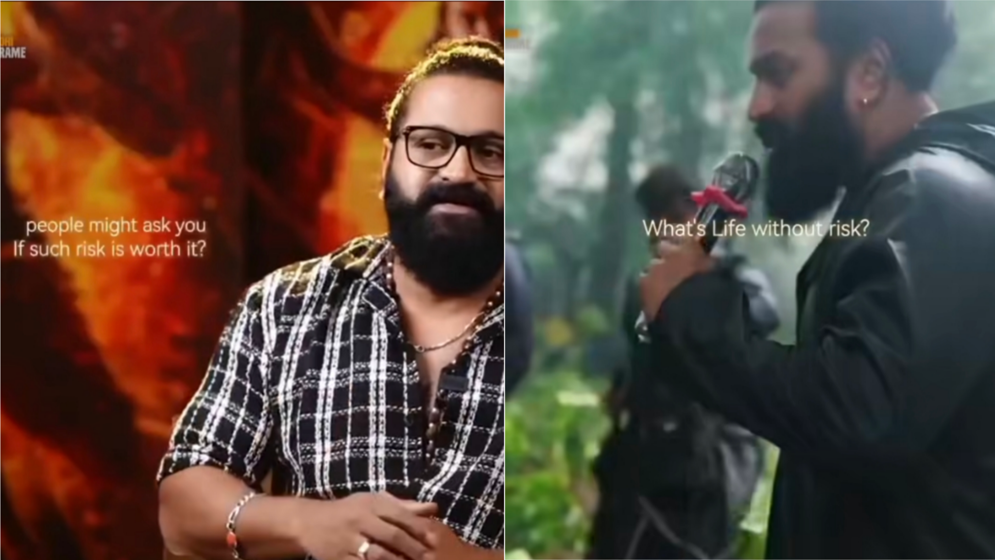 “சொல்றவன் சொல்லிட்டே தான் இருப்பான்” ரிஸ்க் இல்லாத லைஃப் எதுக்கு….? வைரலாகும் காந்தாரா இயக்குனர் வீடியோ…!!