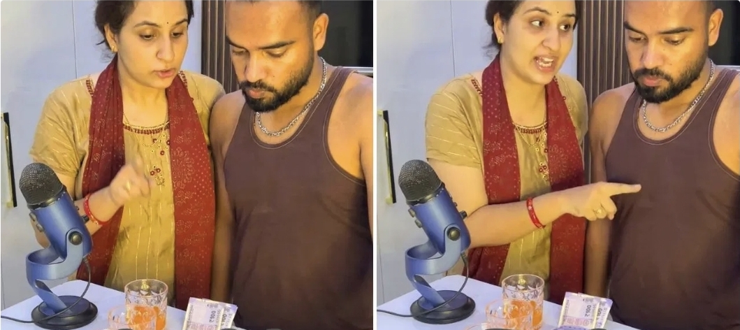வைரல் வீடியோ: புத்திசாலி மனைவியின் Master Move…. கணவன் ஷாக்… பணம் போச்சே….!!