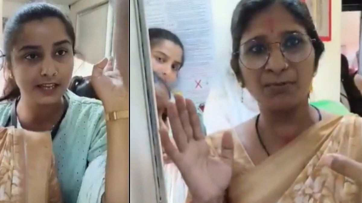 “ஓசியில் வந்துட்டு இவ்ளோ பேச்சா” தாய்-மகளின் இனவெறி தாக்குதல்…. டிடிஈ-யை திட்டிய வைரல் வீடியோ….!!