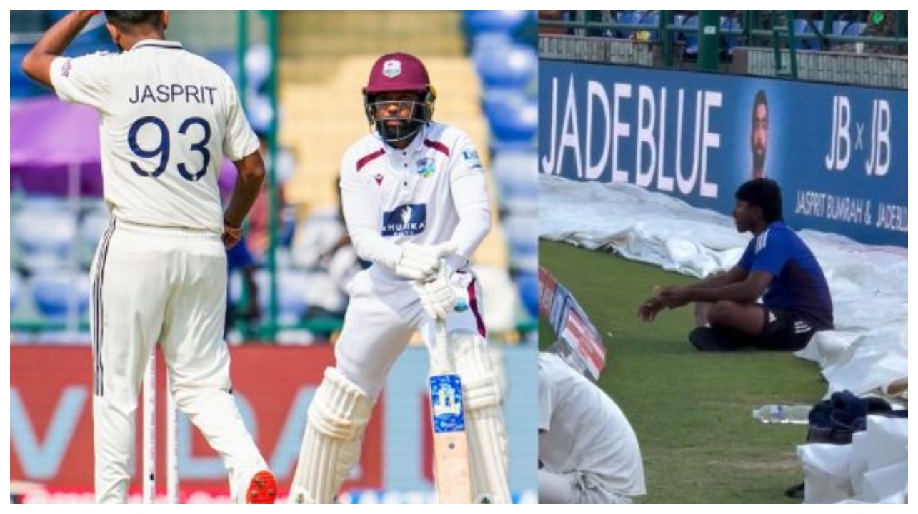 IND vs WI: விளையாட்டின் போது பவுண்டரி கேட் அருகே அமர்ந்து பர்கர் சாப்பிட்ட சாய் சுதர்சன்… விமர்சிக்கும் ரசிகர்கள்… வைரலாகும் வீடியோ..!!!