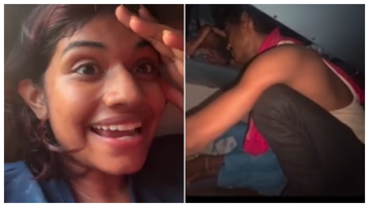 இங்க எங்களுக்கு பாதுகாப்பு இல்லை… இந்திய ரயிலில் பெண்கள் ரிசர்வ் செய்யப்பட்ட இடத்தில் அமர்ந்த பொதுமக்கள்… வைரலாகும் அதிர்ச்சி வீடியோ…!!