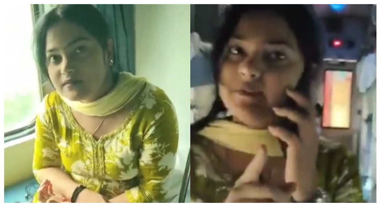 “நீங்க என்ன ரொம்ப தொந்தரவு செய்றீங்க” …  ரயிலில் ஏசி பெட்டியில் டிக்கெட் இல்லாமல் சென்ற ஆசிரியை… வாக்குவாதத்தில் ஈடுபட்ட TTE… வைரலாகும் வீடியோ…!!!