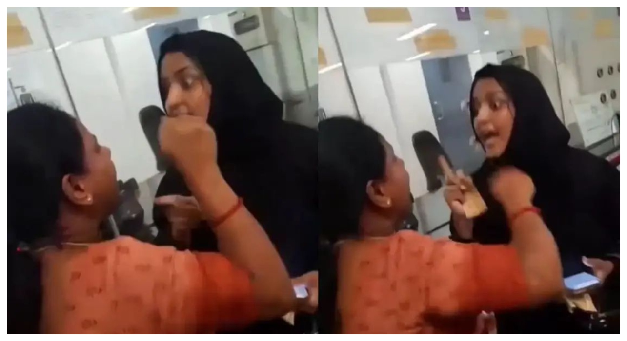 மெட்ரோ ரயில் நிலையத்தில் நடந்த மொழி தவறாறு… “ஹிந்தியில் பேசு”… 2 பெண்களுக்கு இடையே நடந்த வாக்குவாதம்… வைரலாகும் அதிர்ச்சி வீடியோ..!!!