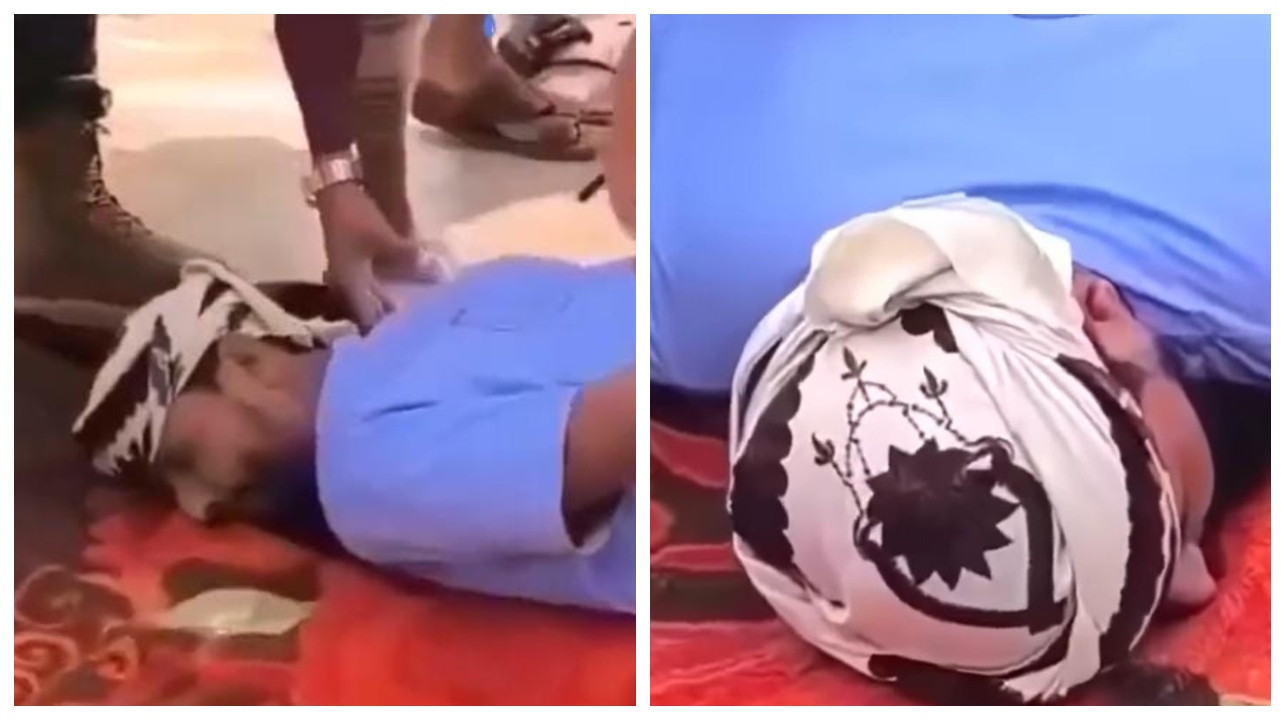 இவ்வளவு கடுமையா- வா தண்டனை குடுப்பாங்க?… கை மற்றும் கால்களை கட்டி போட்டு… தரையில் படுக்க வைத்து… வைரலாகும் அதிர்ச்சி வீடியோ…!!!