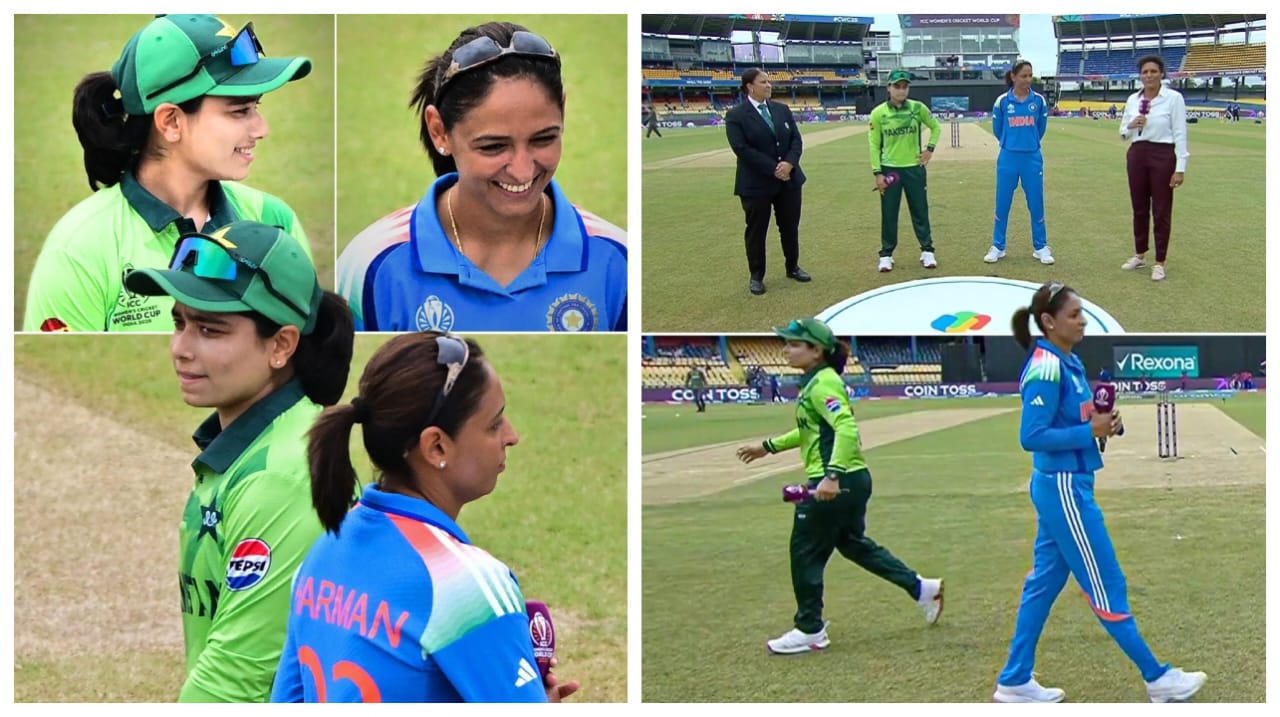 IND vs PAK: மகளிர் உலகக் கோப்பை… “டாஸின் போது கைக்குலுக்காமல் சென்ற இந்தியா-பாகிஸ்தான் கேப்டன்கள்”… இணையத்தில் வைரலாகும் வீடியோ…!