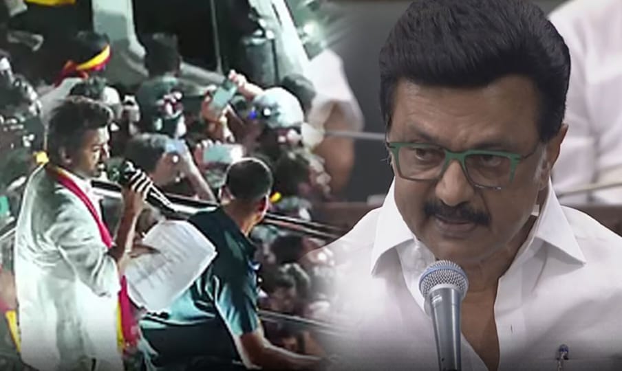 Breaking: தவெக கூட்டத்தில் கட்டுப்பாடு இல்லை… நடிகர் விஜய் 7 மணி நேரம் தாமதமாக வந்ததே கரூர் துயரத்திற்கு காரணம்… முதல்வர் ஸ்டாலின்…!!!