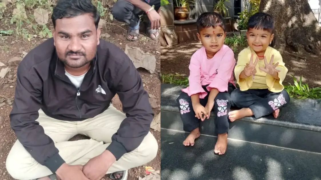 “அடப்பாவி பெத்த அப்பாவா நீ” இரட்டைக் குழந்தைகளின் கழுத்தை அறுத்து…. குடும்பத் தகராறில் தந்தை செய்த கொடூரம்….!!