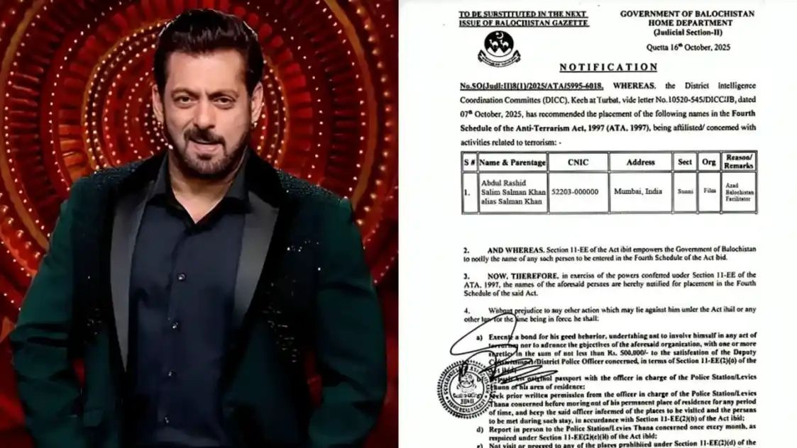 சல்மான் கான் பயங்கரவாதியா….? வாய்தவறி ‘பலோசிஸ்தான்’-ஐ சொன்னதுக்கு இம்புட்டுப் பிரச்சனையா….? பாகிஸ்தான் அரசு செய்த சம்பவம்….!!