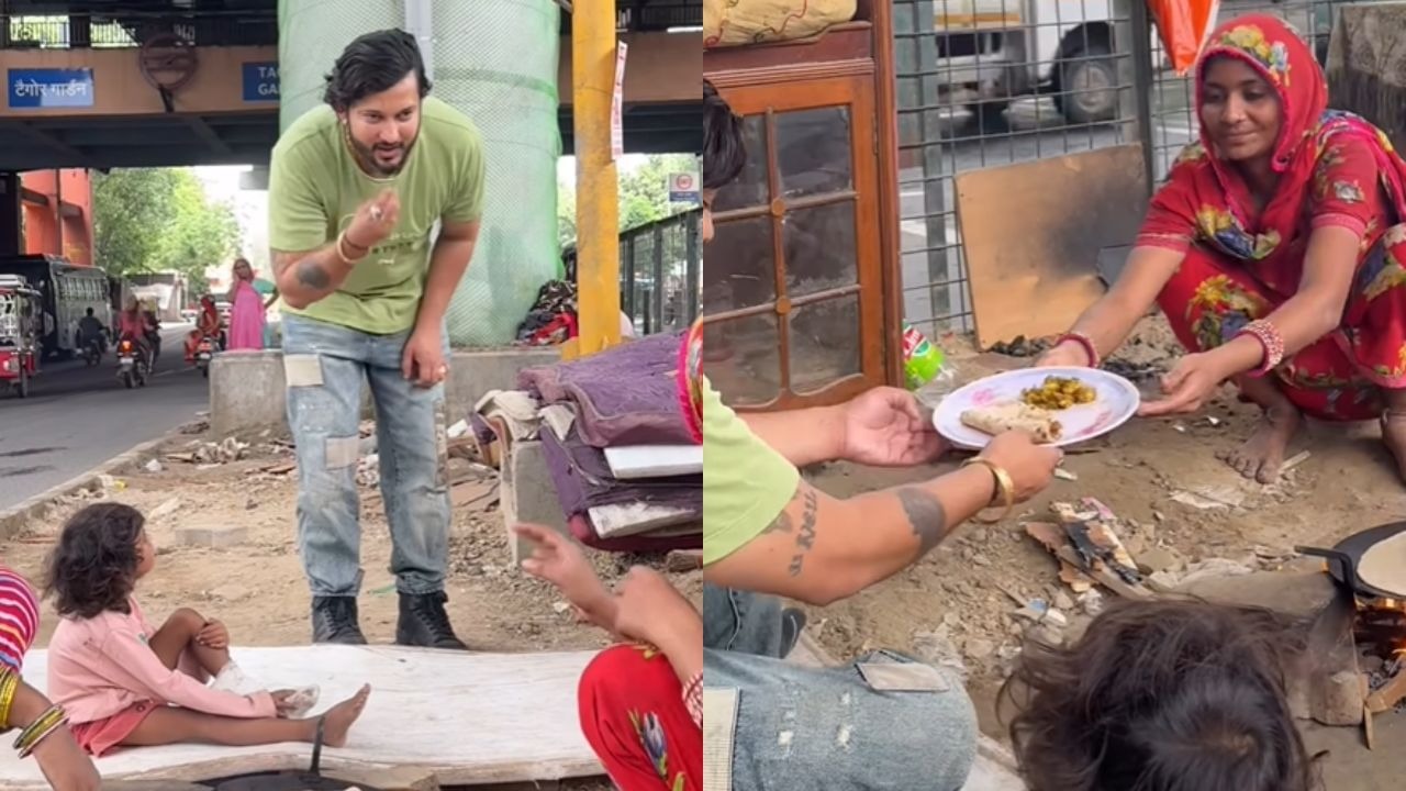 “ஏழ்மையில் மனிதநேயம்” பெண்ணின் உதவியால் நெகிழ்ந்த நபர்…. அடுத்ததா என்ன செய்தார் தெரியுமா….? வைரல் வீடியோ….!!