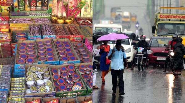 தமிழக மக்களே..! தீபாவளியில் பட்டாசு வெடிக்க முடியுமா..? இல்ல மழை கொட்டி தீர்க்குமா..? வானிலை ரிப்போர்ட் வந்தாச்சு…!!!