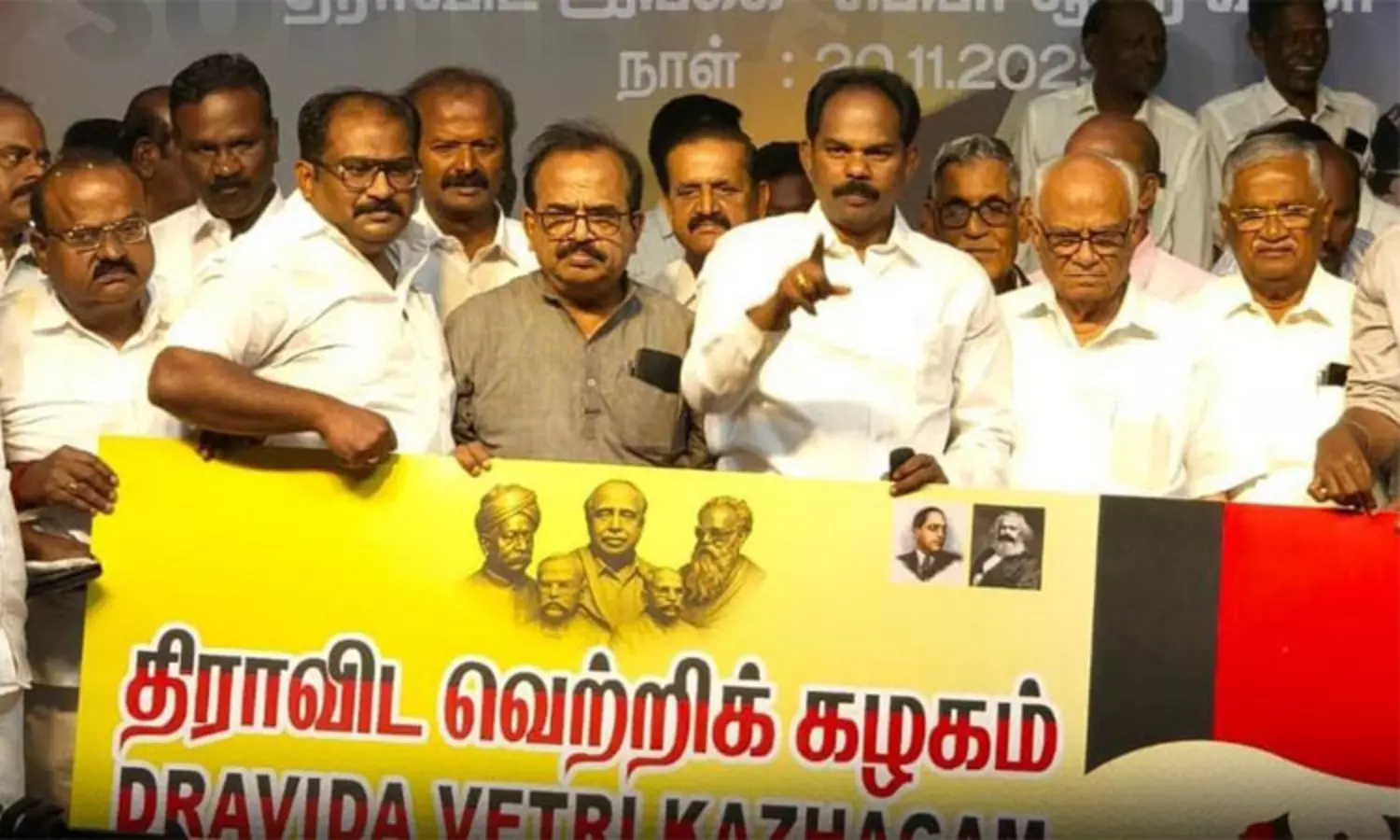 அடடே! கட்சி தொடங்கிய 24 மணிநேரத்தில் அதிர்ச்சி! மல்லை சத்யாவின் ‘திராவிட வெற்றிக் கழகம்’ பெயருக்கு உரிமை கோரும் நெல்லை நபர்! சட்ட நடவடிக்கை எச்சரிக்கை!