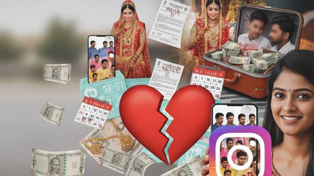 அடடா! 5 ஆண்டுகளில் 6 திருமணங்கள்…. இன்ஸ்டாகிராம் காதலால் வந்த விபரீதம்…. அடுத்தடுத்து கணவர்களை மாற்றிய பெண்…. சிவகுமாருக்கு காத்திருந்த அதிர்ச்சி….!!