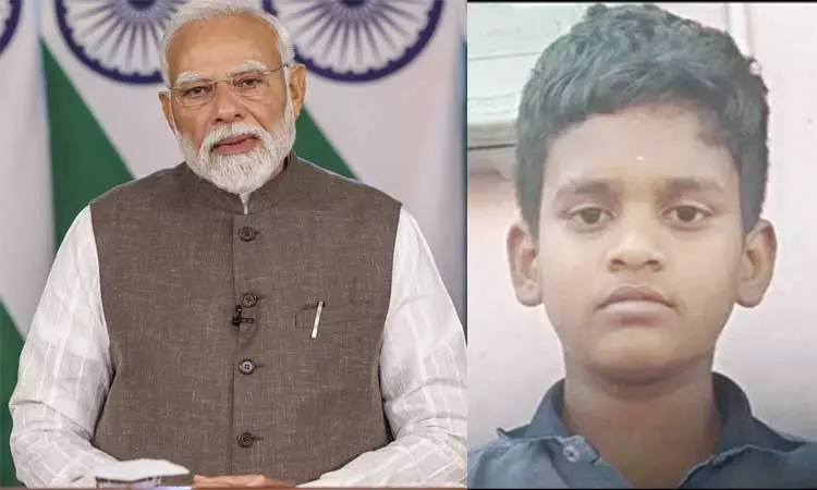 “குடிக்க தண்ணீர் கூட இல்ல”… அடிப்படை வசதி வேண்டி பிரதமர் மோடிக்கு கடிதம்… 8ம் வகுப்பு சிறுவனின் உருக்கமான செயல்…!!!