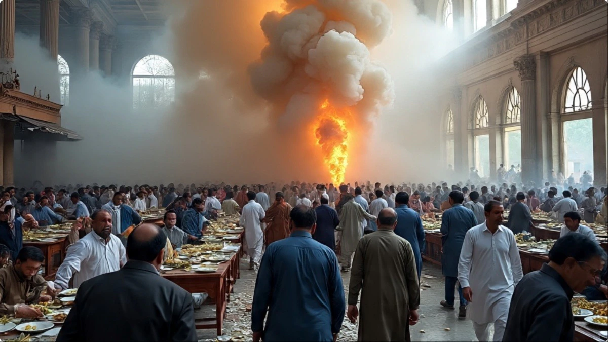 பாகிஸ்தான் உச்ச நீதிமன்றத்தில் பயங்கர வெடிவிபத்து! நடுங்கிய நீதிபதிகள், வழக்கறிஞர்கள்! அடித்தளத்தில் நடந்த கோரச் சம்பவம் – 12 பேர் படுகாயம்..!!!