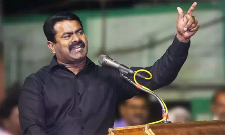 திராவிடக் கட்சிகள் தோள் மீது ஏறி..’: தமிழக அரசியலில் பாஜக, காங்கிரஸ் கட்சிகளின் நிலை குறித்து சீமான் வைத்த அதிரடிக் குற்றச்சாட்டு..!!