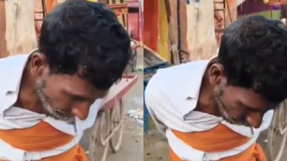 கண்காட்சியில் சிலிண்டரை திருட முயன்ற இளைஞர்…. கம்பத்தில் கட்டி வைத்துத் தர்ம அடி கொடுத்த பொது மக்கள்… வைரலாகும் அதிர்ச்சி வீடியோ…!!!