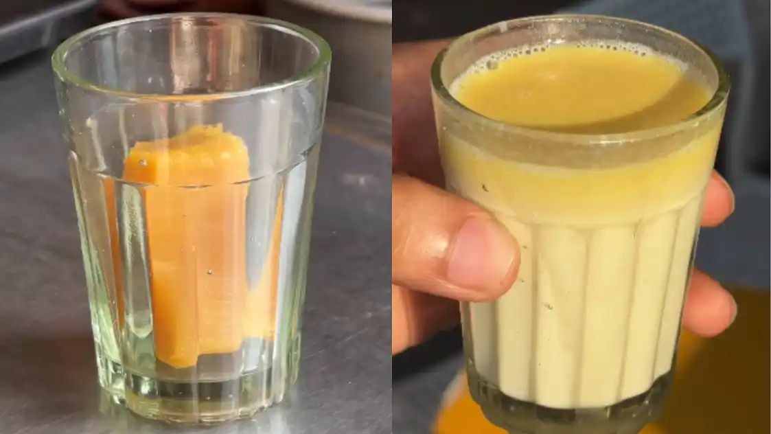 மைசூர் பாகை என்ன செய்து வைத்தீர்கள்! – இனிப்பை வீணடித்த மும்பை கஃபே! இணையத்தில் புயலைக் கிளப்பிய ‘மைசூர் பாக் பால்’..!!