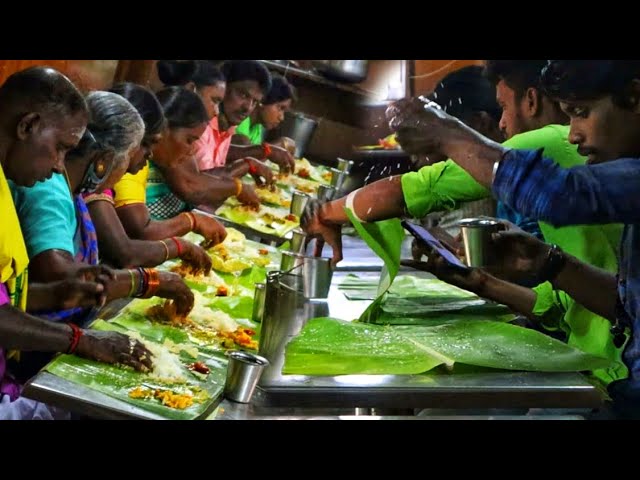 இனி கல்யாண வீட்ல…. வலது பக்கம் முதியவர்…. இடது பக்கம் சிறியவர்…. இப்படி உட்கார வச்சுப் பாருங்க…. வைரலாகும் வீடியோ…!!